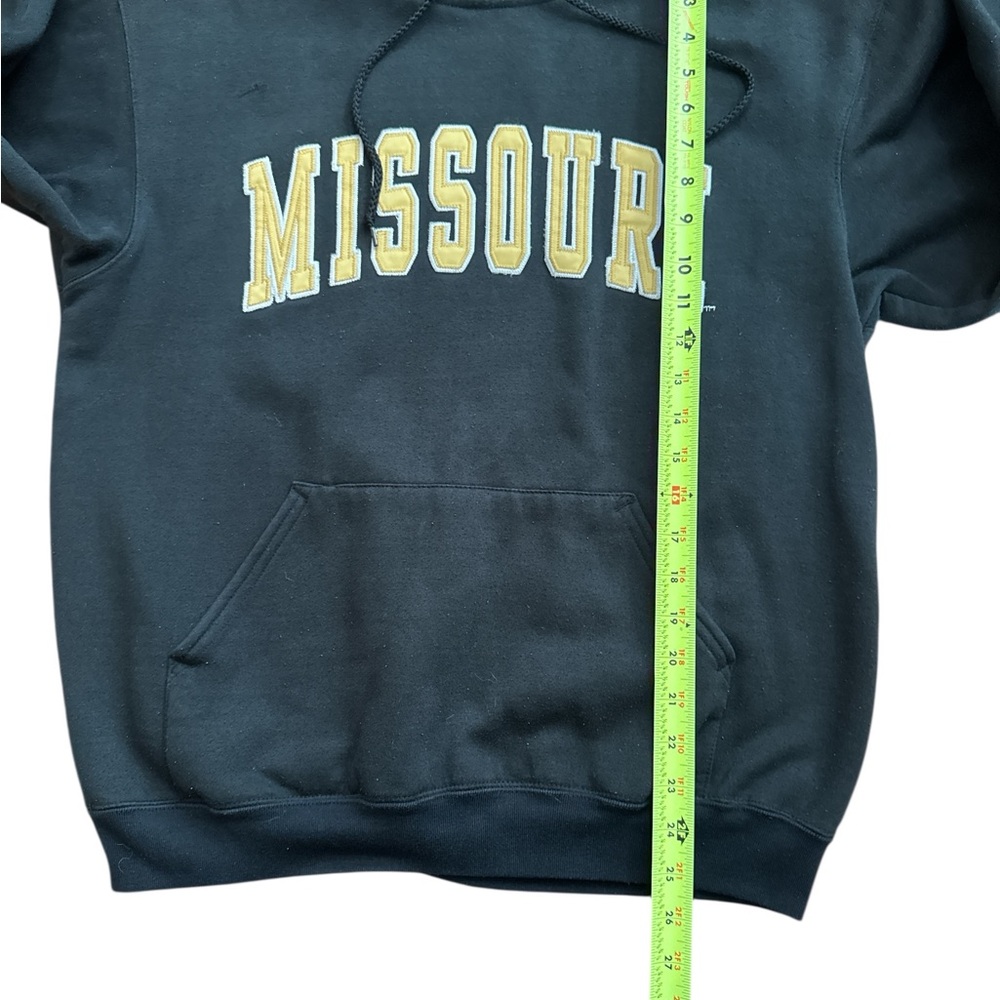 Vintage Missouri Tiger Black & Gold Hoodie Size Medium Men’s/Unisex College NCAA - Picture 3 of 7